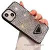 Telefonfodral Luxury Glitter iPhone Cases 14 Pro Max Case 13 12 11 Fashion Designer Bling Sparkling Rhinestone Diamond Jeweled 3D Crystal Xinjing03