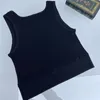 Tanques de mujer Camis Diseñador de lujo Vestidos de punto de lana para mujeres Carta de diseñador Señoras Chaleco de punto Vestido de alto grado para mujer Suéter Ropa 7GHG