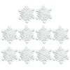 Patchessnessnowflake de Natal costurará apliques bordados de ferro, fantasia de roupas de roupas de roupas de roupas de roupas decorativas de bordados decorativos