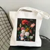 Bolsas de compras Shopper You Loved Me A Thousand Summers Bolsa de asas impresa Mujeres Harajuku Bolso Hombro Lady Canvas