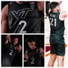 Virginia Tech Hokies Mens Jeugd Custom Basketball Jersey Lynn Kidd Darius Maddox Justyn Mutts Sean Pedulla Mylyjael Poteat Rodney Rice 311s