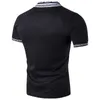 Designer T-shirt Men's Casual High Street Summer Vintage Short Sleeve Black White Size 2XL Y2212204T