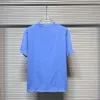 女性用Tシャツデザイナーパリ半袖プリントワードクラウドダブルリングルーズカップルt qa7l