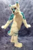 Beige Husky Dog Wolf Fox Mascot Costume Fursuit Party Dress Furry Outfit Christmas Halloween Birthday Party Ad Opening