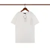 Mens Designer T Shirt fashion casual new shirt women cotton Crew Neck Summer Color Sleeves leisure clothes Luxurys Letter Outdoor Man Tees size s-3XL 9 styles