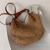 HBP tissé à la main femmes épaule sac à main bohème 2021 été paille plage sac fourre-tout voyage Shopper tissage Shopping Bags2020