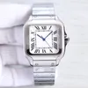 시계 자동 기계식 무브먼트 디자이너 시계 망 팔찌 비즈니스 손목 시계 스테인레스 스틸 팔찌 40mm Montre de Luxe
