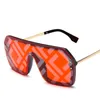 Designer zonnebril heren bril pc lens full frame uv400 zonbestendige dames modeblazen