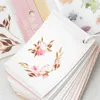 Gift Wrap 2Sheet Plant Flower Printed PVC Stickers Etikett Handkonto Material Diy Scrapbooking Journal Telefon CASE DECORATION