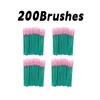 Makeup Brushes Disposable Crystal Eyebrow Brush Green Rod Handle Mascara Wand Applicator Eye Lashes Eyelash Extension Tool