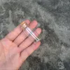 22x50x12.5mm 10 مل الجرار الزجاجية الصغيرة مع قذر Mini Wishing Bottles 100pcs