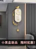 V￤ggklockor Creative Clock Living Room Home Fashion Modern Minimalist Restaurant Decoration Net Red Light Luxury