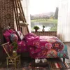 Stampa floreale stile boemo Twin/Queen/King Boho Mandala Set biancheria da letto 3/4 pezzi Set copripiumino Biancheria da letto Lenzuolo Dropshipping 221221