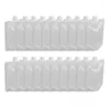 Bolsas de armazenamento 50pcs frascos de plástico-BPA à prova de vazamentos de bebidas ocultáveis ​​e reutilizáveis ​​para viagens esportivas ao ar livre 300ml