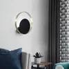 Vägglampor design sovrum huvudskivan säng lampan banheiro led vardagsrum ljus sconce lampe deco dia 25cm