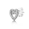 Stud Womens Authentic 925 Sier Love Heart Earrings For Pandora Cz Diamond Wedding Jewelry Earring med Original Box Set Drop Delivery Dhwzu