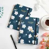 2022 Planerare Flower Schedet Notebook Daily Plan Year Kalender A5 spol Engelsk bok Tidshantering agenda spiral
