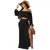 Work Dresses Two Piece Set Women Crop Top Skirt 2 For Female Sexy Pieces Sets Skirts Women's Suit