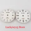 Repair Tools & Kits White 31 3mm Automatic Watch Dial Fit GMT MINGZHU 3804 Movement Luminoous Marks271Y
