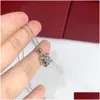 Collane con ciondolo Collana con diamanti Donna S925 Sier Placcato Individualità Catena per regalo di nozze per feste Pendenti con consegna a goccia Gioielli Dhlgp