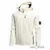 Stones Island Jacke Markenjacke Small Standard Function Charge Coat Lässige leichte Kapuze Herren- und Damengröße 411