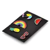 Szpilki broszki z kreskówki Zestaw kołnierzyka Zestaw Rainbow artemelon ananasple Crow Eyesweyes Enamel Pins Pins For Women Fashion J Dhfvi