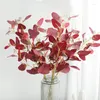 Decorative Flowers 72CM Paris Eucalyptus Home Decoration Simulation Leaves Fake Artificial Plant Wedding Room Jungle Christmas Decor Vases