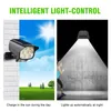 63LED Solar Wall Lights Outdoor Street Light Pir Motion z inteligentnym zdalnym sterowaniem wodoodpornym lampy ścienne do dekoracji ogrodu