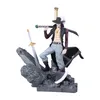 Brinquedo de descompressão 16cm Anime One Piece Dracule Mihawk estatueta Combat ver. Coleção de figuras de ação de PVC Brinquedos modelo presente para o modo colecionável