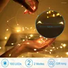 Strings Christmas LED String Light 2M 5M 10M 3 Battery Operated Garland Outdoor Indoor Home Decoration Fairy Strip