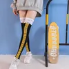 Women Socks Funny Chicken Paws Feet Long Cute 3D Print Foot Over Knee Stockings Personality