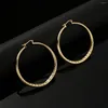 Boucles d'oreilles créoles plaqué or cercle afrique bijoux de mariage éthiopien mariée nigéria congo arabe boucle d'oreille femmes