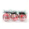 Decorações de Natal 3pc/lotes ornamentos de bola árvore clássica de lâmpadas de natal vermelho e branco para pendurar pendurar