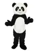 2022 Nya maskotdräkter Panda Mascot Medium Lång päls kostym Walking Halloween Suit Party Rollspel