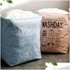 Förvaringskorgar väska stor quilt korg fällbara sovsalar lagras och organiserade droppleverans hem trädgård hushållsorganisation dhmaa