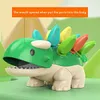 장난감 학습 활동 교육 공룡 게임 아기 감각 미세 운동 기술 개발 장난감 손쉬운 저장