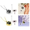 Pendant Necklaces Shaped Ashes Holder Charms Openable Container Gift Cute With Funnel Waterproof Memorial Locket For Parents Woman Man