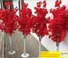 Свадебные украшения 5 футов в высоту 10 штук декоративные цветы венки slik искусственное вишневое дерево римская колонна дорога