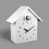 Wall Clocks Cuckoo Clock Pendulum Bird Housing Hanging Watch Tabletop Cabinet House Kids Child Bedroom Mute Desktop Decor