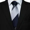 Bow Ties Jemygins Striped for Men Fashion 8cm jedwabny Jacquard krawat gravata ślubne akcesoria biznesowe upuszczenie