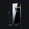 Colorful USB Cool Ultra-thin Lighters Cyclic Charging Lighter Portable Innovative Design Herb Tobacco Cigarette Intelligent MINI Smoking Holder