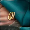 Hoop Huggie Fashion Gold Earrings For Women Luxury Fine Small Sier Color Hie Earring Minimalism Jewelry 20220226 T2 Drop Delivery Dhyqa