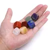 حجر شقرا الطبيعي 7pcs وضع الهدية في Naturalstones Palm Reiki Healing Crystals الأحجار الكريمة اليوغا الطاقة الطبيعية