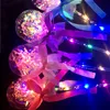 LED BOLS BOBO BALOONOTE Decoração da estrela Star forma piscando vanguaras mágicas para a decoração da festa de casamento de aniversário