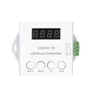 وحدات التحكم الملونة X2 Controller RF Touch Remote لـ WS2812B WS2811 WS2813 USC1903 وحدات شرائح LED إدخال 1000 بكسل DC5V-24V