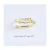 Band Rings 12 Constellations Rhinestone Amet Zodiac Signs Gold Sier Colors Fashion Jewiversary Jewel Drop Delivery Ring DH14J