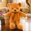 35cm Lovely Soft Teddy Bear Plush Toy Stuffed Animals Toy Playmate Soothing Doll PP Cotton Kids Toys Christmas Birthday Gifts