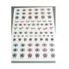 Nail Stickers 10PCS Year Blue Red Eye Sticker Adhesive Palm Art Self-adhesive Slider Decoration Accessories