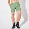 Kör shorts sommar män bomull snabb torr jogging man fitness crossfit gym kort byxor casual sport märke kläder