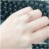 Eheringe 925 Sterling Silber My Princess Stapelbarer Ring Set Original Box für Pandora Frauen CZ Diamant Krone 18 Karat Roségold Drop de Dhxxc